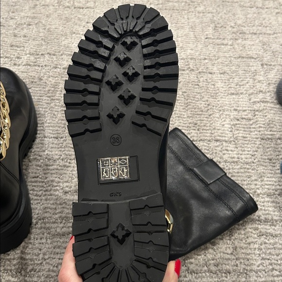 Steve Madden Womens Devotion Leather Slip On Mid-Calf Boots 7.5 - Picture 6 of 6